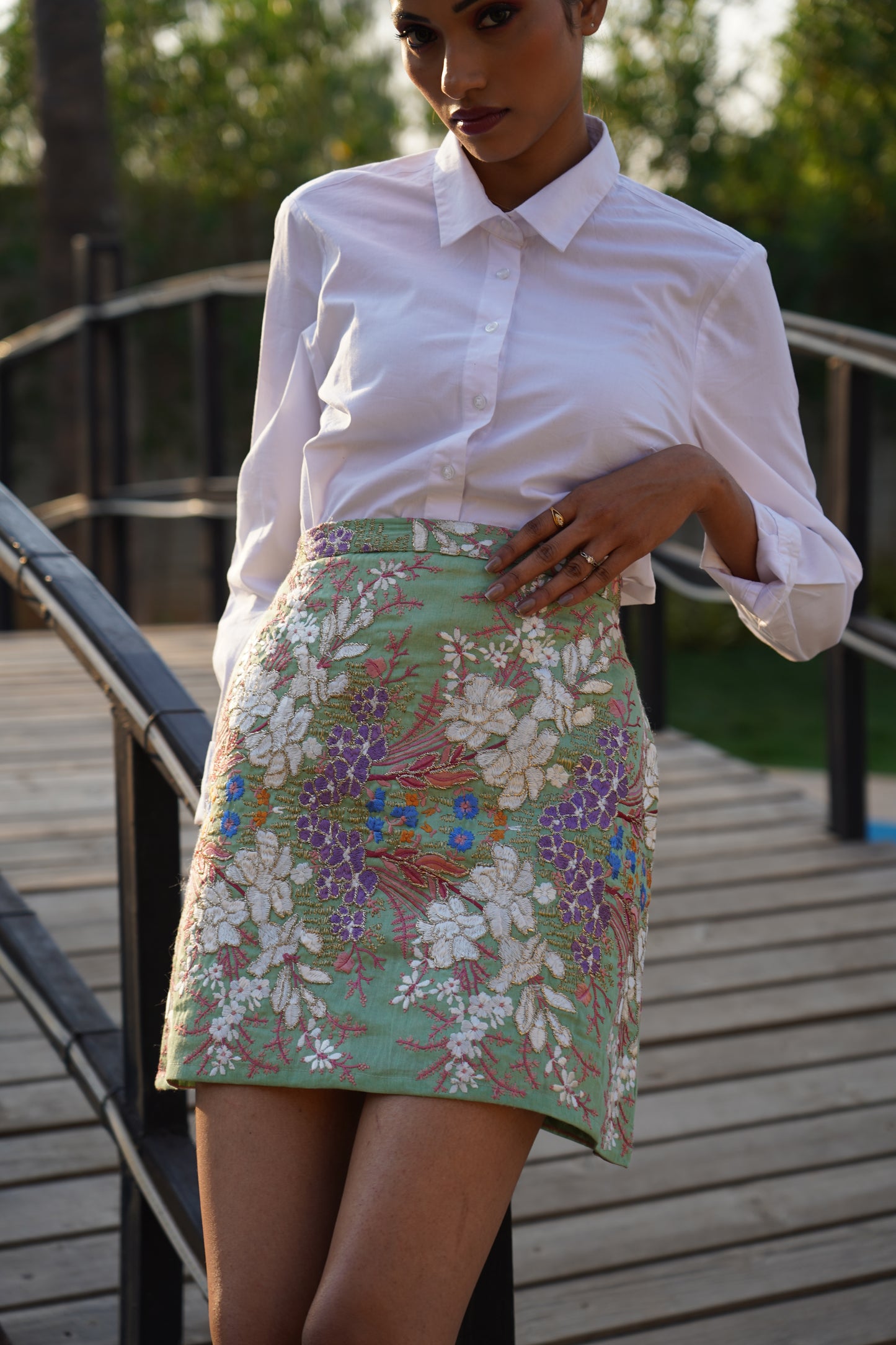 Dahlia Skirt front view