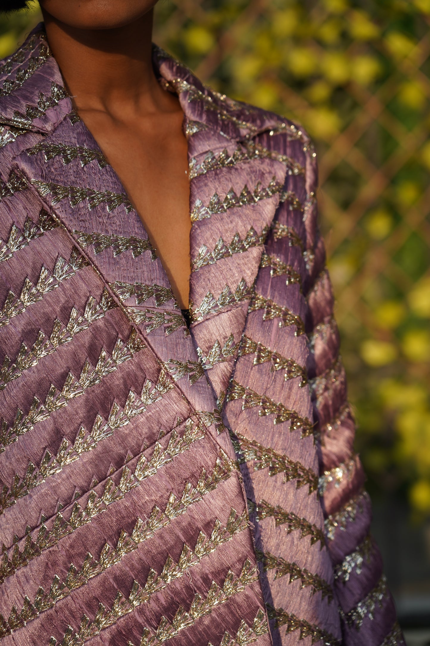 Lilac Blazer front view