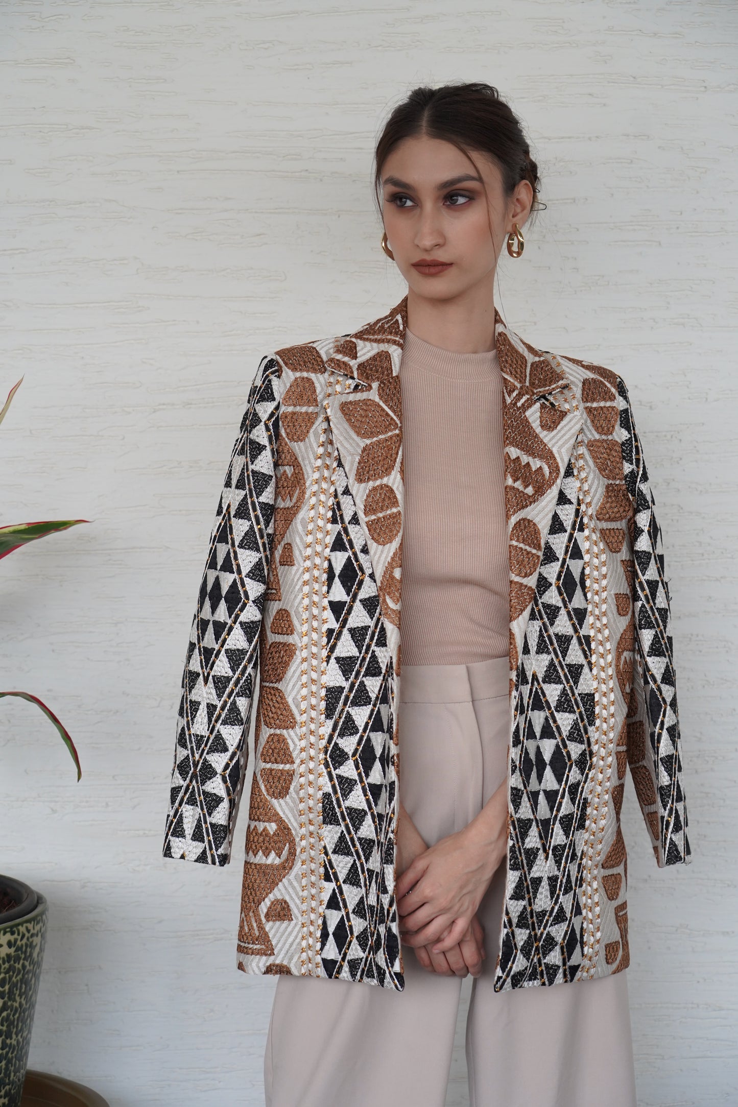 Mahogany Blazer full length view