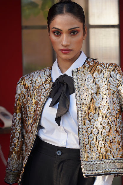 Aurum Jacket detail close-up