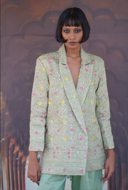 Dahlia Blazer Set front view