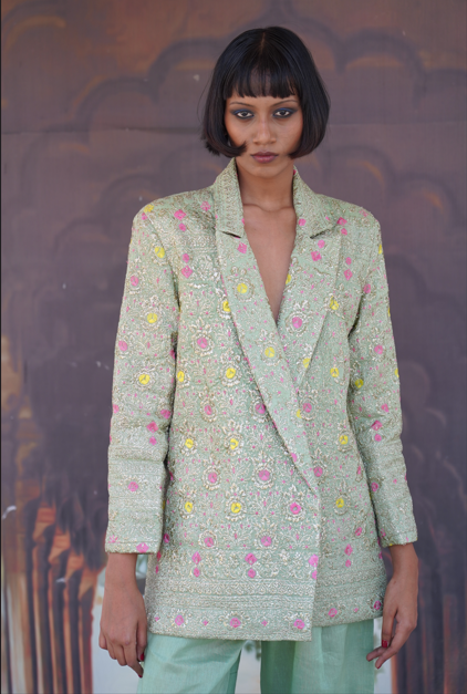 Dahlia Blazer Set front view