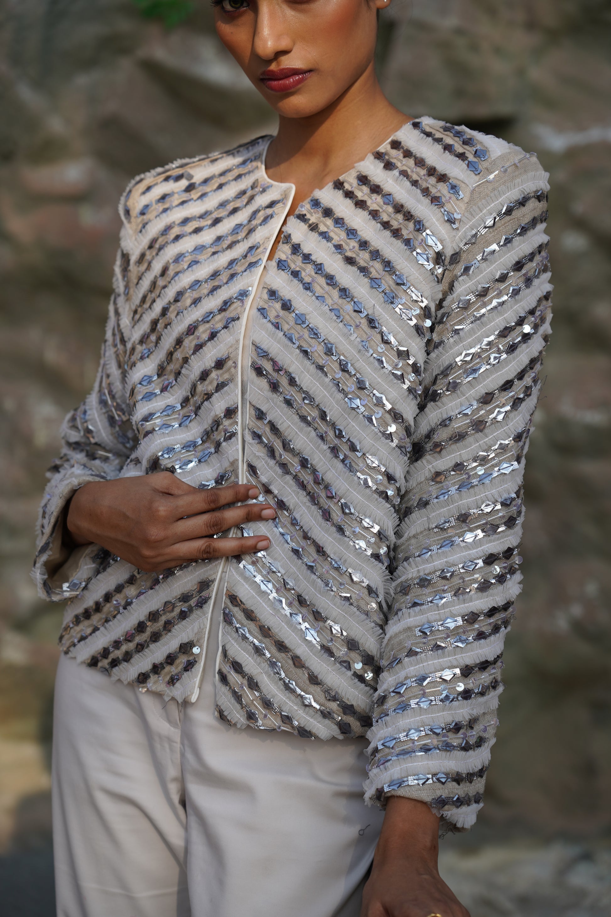 Gianna Jacket detail close-up
