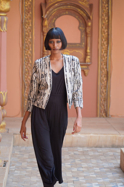 3D Embroidered Jacket front view