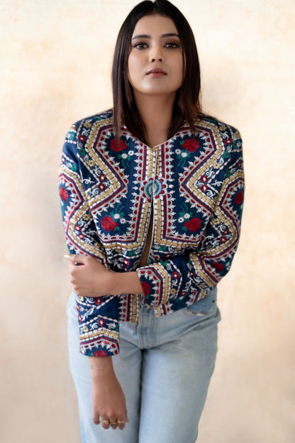 Zaffre Jacket full length view